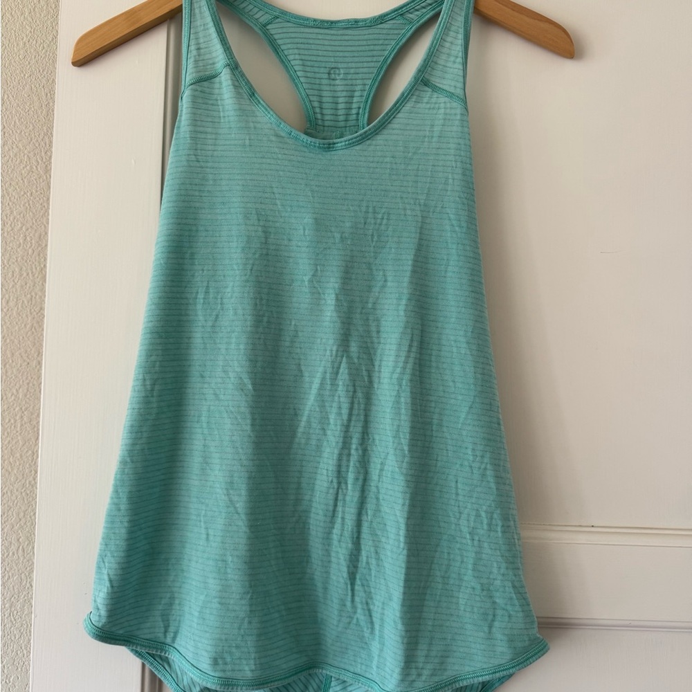 Lululemon Women's Mint Green Racerback Tank Top Size 6